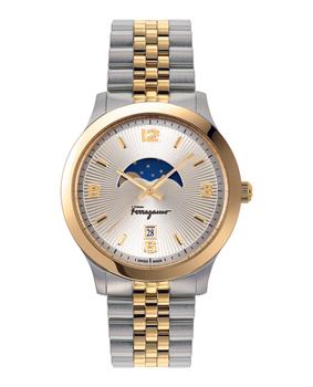 菲拉格慕手表, Salvatore Ferragamo | Ferragamo Duo Moonphase Bracelet Watch商品图片 独家减免邮费
