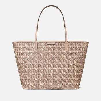 推荐Tory Burch Ever-Ready Monogram Coated-Canvas Tote Bag商品