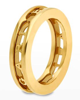 推荐B.Zero1 Gold 1-Band Logo Ring, Size 55商品
