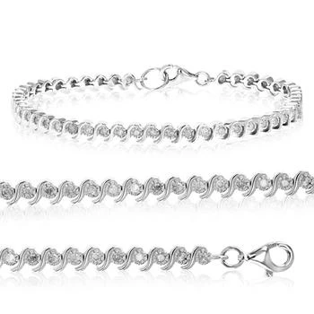 Vir Jewels | Sterling Silver Diamond Bracelet (1 CT),商家Premium Outlets,价格¥1950