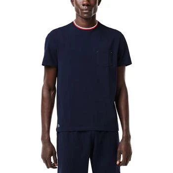 Lacoste | Men's Tipped Neck Underwear T-Shirt,商家Macy's,价格¥186