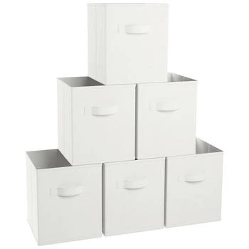 Ornavo Home | Foldable Storage Cube Bin with Dual Handles- Set of 6,商家Macy's,价格¥255