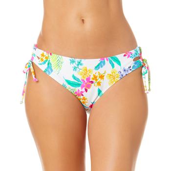 商品Salt + Cove Juniors' Retro Hibiscus Lace-Up Hipster Bikini Bottoms, Created for Macy's图片