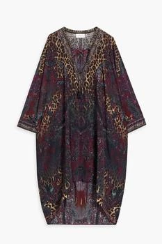 Camilla | Embellished printed silk crepe de chine dress 2.0折