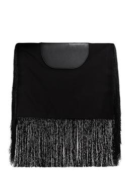 巴宝莉围巾价格, Burberry | Burberry Fringed Olympia Scarf Clutch Bag商品图片 5.3折