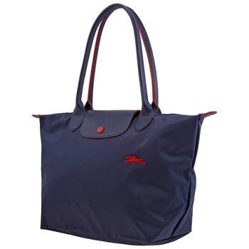 Longchamp | Longchamp Le Pliage Club Navy Ladies 10.4 x 11 x 6.1 in Shoulder Bag 2605-619-556商品图片,8.1折