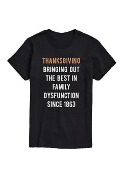 Instant Message | Thanksgiving Family Dysfunction Graphic T-Shirt商品图片,
