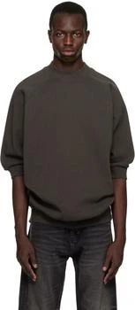 Essentials | Gray Raglan Sweatshirt 5.5折