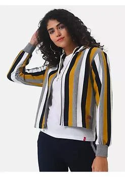 推荐Women Stylish Striped Casual Sweatshirts商品