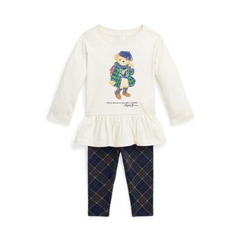 Ralph Lauren | Baby Girls Polo Bear Jersey Top and Leggings Set商品图片,