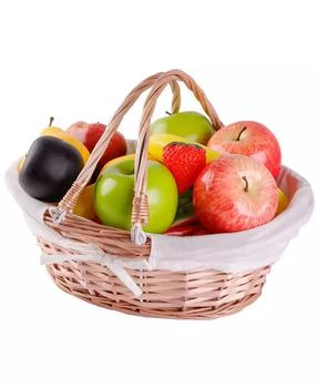 Vintiquewise | Oval Willow Basket with Double Drop Down Handles,商家Macy's,价格¥174