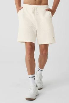 Alo | Quilted Stadium Short - Ivory 