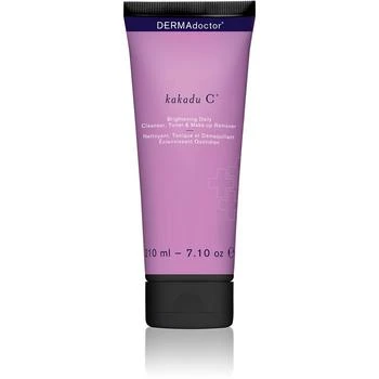 DERMAdoctor | Kakadu C Brightening Daily Cleanser, Toner & Make-Up Remover, 7.1-oz.,商家Macy's,价格¥305