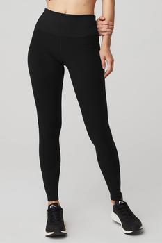 Alo | High-Waist Alosoft Lounge Legging - Black商品图片,