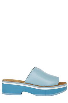 ROBERT CLERGERIE, ROBERT CLERGERIE | Robert Clergerie Logo Detailed Slip-On Slides商品图片 5.7折