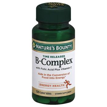 Nature's Bounty | B-Complex plus Vitamin C Dietary Supplement Tablets商品图片,满二免一, 满$40享8.5折, 满折, 满免