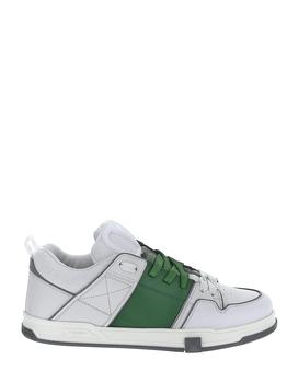valentino, Valentino | Open Skate Calfskin And Fabric Sneaker商品图片 