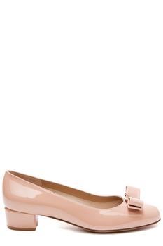 春装菲拉格慕, Salvatore Ferragamo | Salvatore Ferragamo Logo Detailed Slip-On Pumps商品图片 7.2折