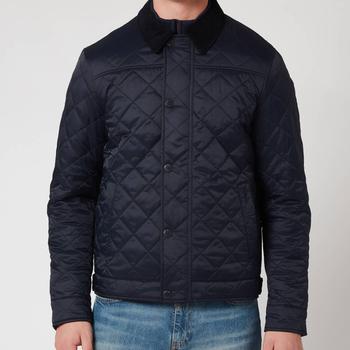 女士Barbour, Barbour | Barbour Tartan Men's Lemal Quilted Jacket - Navy商品图片 7折