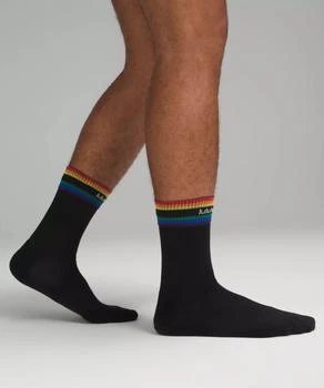 Lululemon | Men's Daily Stride Comfort Crew Socks,商家Luluwanwen Canada,价格¥59