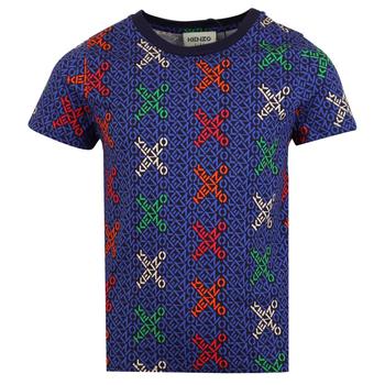 Kenzo | Girls Blue Short Sleeve T Shirt商品图片,额外8折, 额外八折