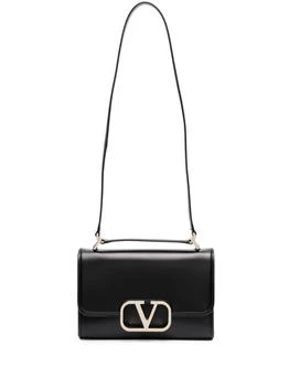 推荐VALENTINO GARAVANI - Vlogo Type Leather Shoulder Bag商品