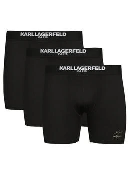 Karl Lagerfeld Paris | 3-Pack Logo Boxer Briefs Set,商家Saks OFF 5TH,价格¥150