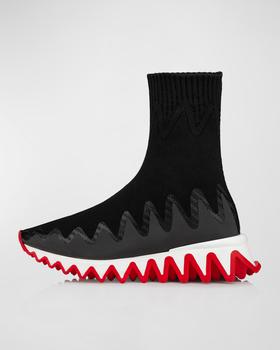 商品Christian Louboutin | Kid's Sharky Pull-On Sock Sneakers, Toddlers/Kids,商家Neiman Marcus,价格¥3542图片