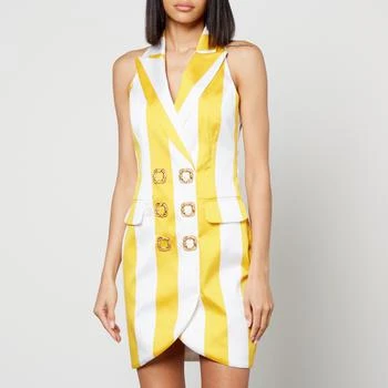 推荐Moschino Striped Twill Mini Dress商品
