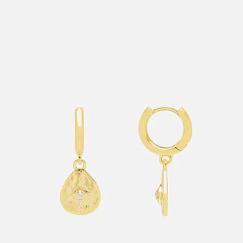 ESTELLA BARTLETT | Estella Bartlett Gold-Plated and Cubic Zirconia Hoop Earrings 3.1折, 独家减免邮费