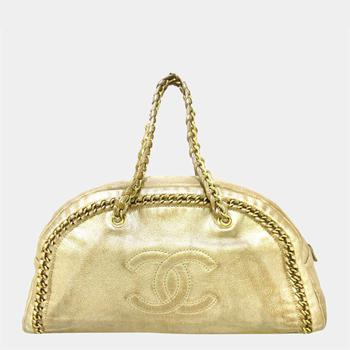 Chanel | Chanel Gold Luxe Ligne Handbag商品图片,5折