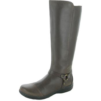 clarks女鞋价格, Clarks | Clarks Women's Cheyn Lindie Leather Ortholite Tall Knee High Boots商品图片 2.3折