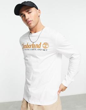 Timberland | Timberland long sleeve t-shirt in white商品图片,