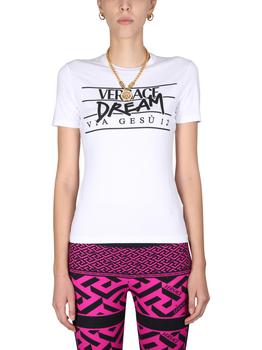 男士休闲范思哲t恤, Versace | T-SHIRT WITH PRINT商品图片 