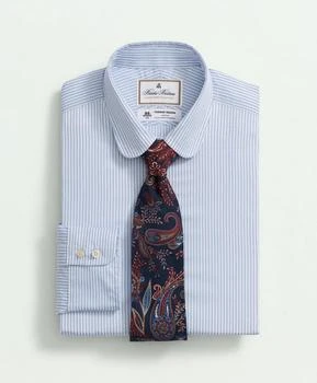 Brooks Brothers | Brooks Brothers X Thomas Mason® Cotton Poplin Club Collar, Striped Dress Shirt 5折, 独家减免邮费