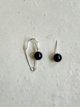 商品nuavo | Onyx Silver Clip Earrings,商家W Concept,价格¥453图片