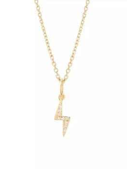 brook & york | Adeline Bolt 14K-Gold Vermeil & White Topaz Pendant Necklace,商家Saks Fifth Avenue,价格¥826