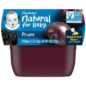 Gerber | Natural Baby Food Prune,商家Walgreens,价格¥14.56