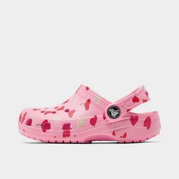 推荐Girls' Toddler Crocs Hearts Classic Clog Shoes商品