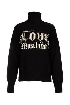 Love Moschino | Love Moschino Logo Detailed High Neck Sweater商品图片,7.2折