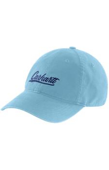 推荐(105247) Canvas Script Graphic Cap - Sky Blue商品