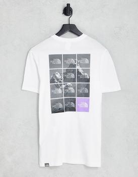 The North Face | The North Face Repetitive Mountain t-shirt in white Exclusive at ASOS商品图片,7折×额外9.5折, 额外九五折