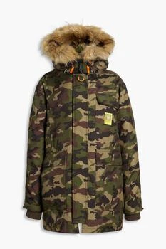 推荐Oversized camouflage shell hooded down parka商品