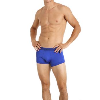 时尚阿玛尼内裤男装, Emporio Armani | EMPORIO ARMANI 男士蓝色平角内裤 111389-4A547-00033商品图片 满$100享9.5折, 满折