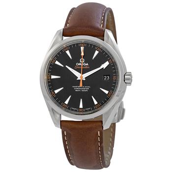 欧米茄男表多少钱, [二手商品] Omega | Pre-owned Omega Aqua Terra Master Automatic Black Dial Mens Watch 23112422101002商品图片 6.7折