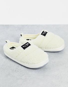 Puma | Puma Scuff sherpa slippers in off white商品图片,额外9.5折, 额外九五折
