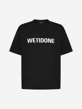 We11done | Logo cotton t-shirt商品图片,5折×额外8折, 额外八折