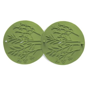 Talisman Designs | Talisman Designs Silicone Steamer & Roasting Shields, Set of 2, Green,商家Premium Outlets,价格¥205
