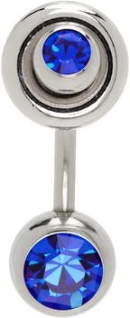 Justine Clenquet SSENSE Exclusive Silver Mindy Single Earring