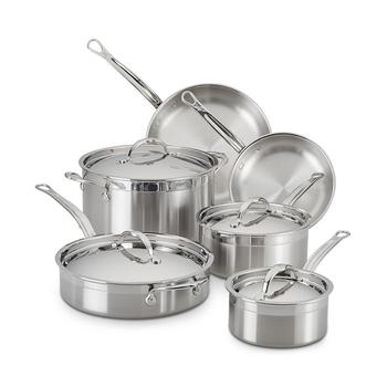 商品Hestan | ProBond™ Forged Stainless Steel 10-Piece Cookware Set,商家Bloomingdale's,价格¥6779图片